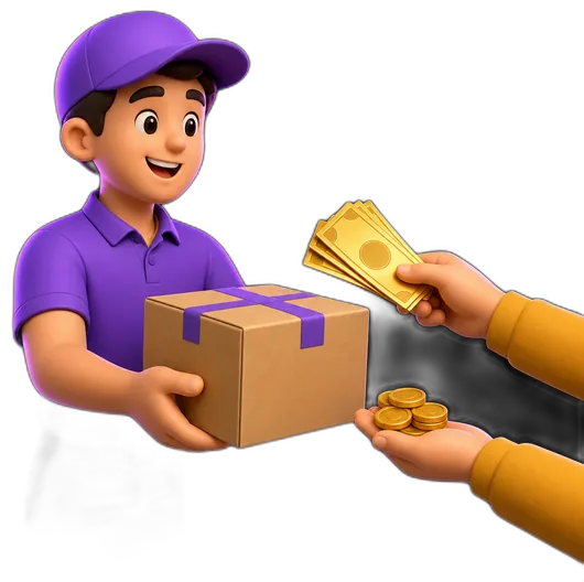 الدفع نقدًا عند الاستلام